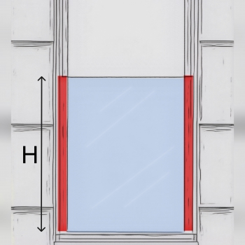 JB 110-900.RAL *Juliet (Set), H = 631 bis 900 mm