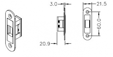 MKP 01.BL schwarz matt