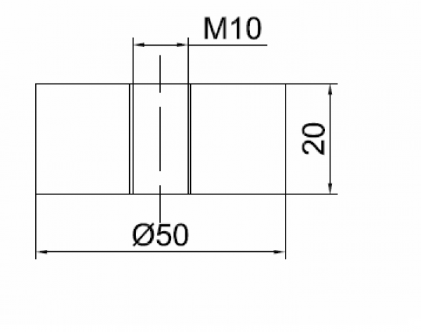 PF50-D20.BL  schwarz matt