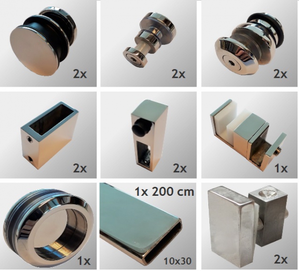 S-200 - Set U  PC, L = 2000 mm