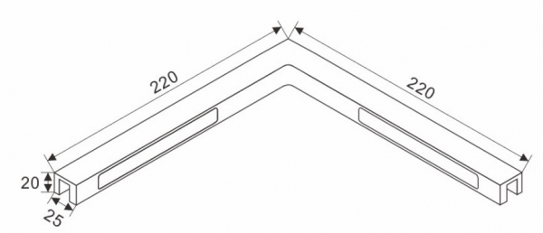 SBA-C-22G.BL schwarz matt [Angebot des Monats]