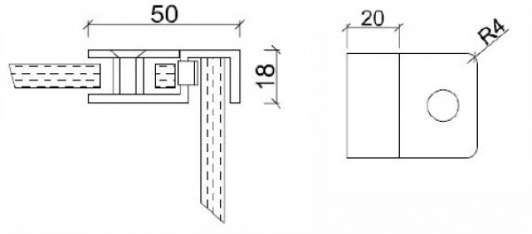 SBA-G-Set Glas/Wand, Optiwhite PC