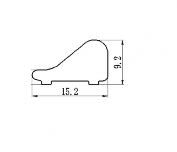 SG-Wave.WH weiß   L = 199 cm